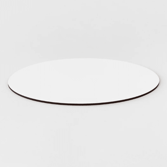 MDF cakeboards Ø25cm - 3 mm (10 st) - Cupcakedozen.nl