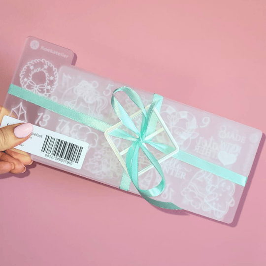 Adventkalender fondantstempelset - Cupcakedozen.nl