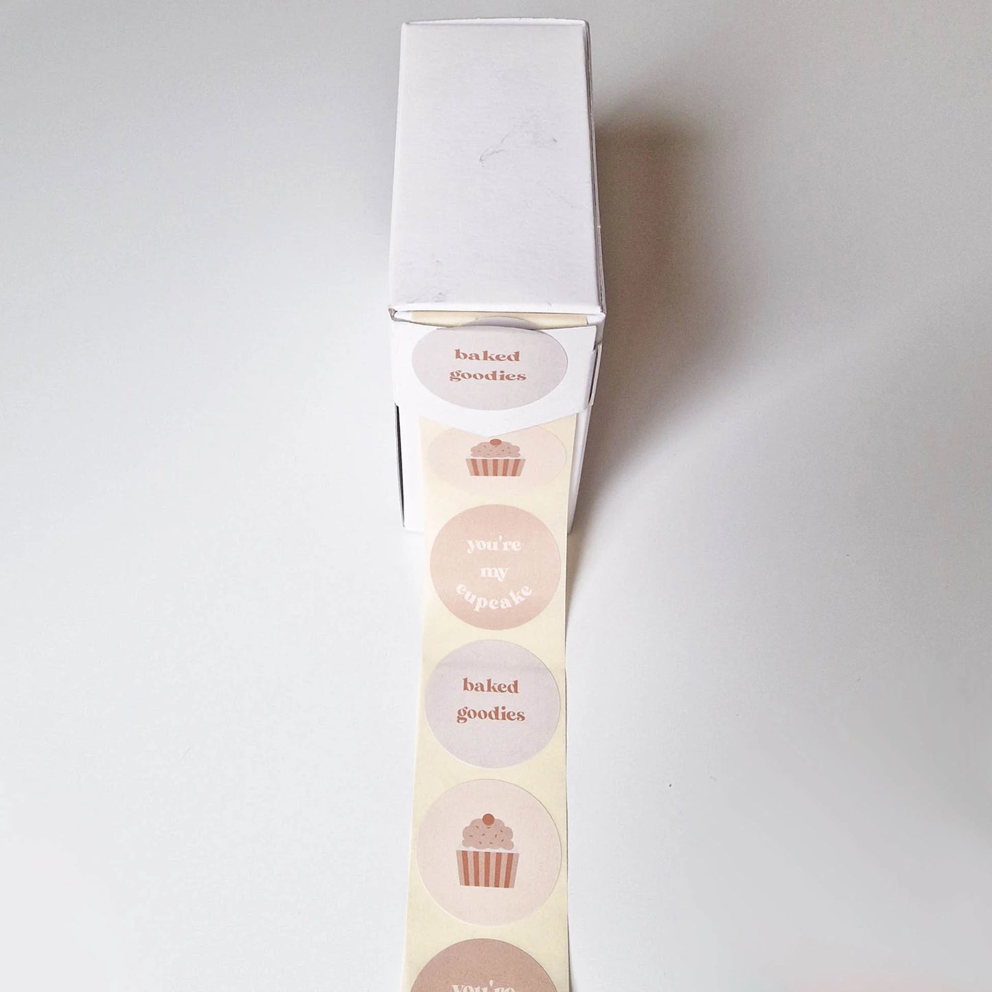 Etiket - Cupcakes (500 st) - Cupcakedozen.nl