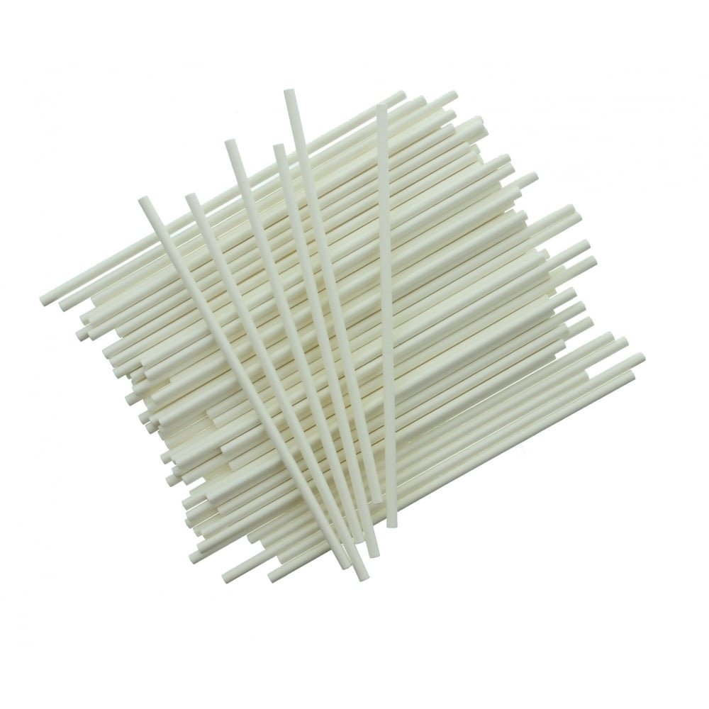 Witte cakepop stokjes (25 st) - Cupcakedozen.nl