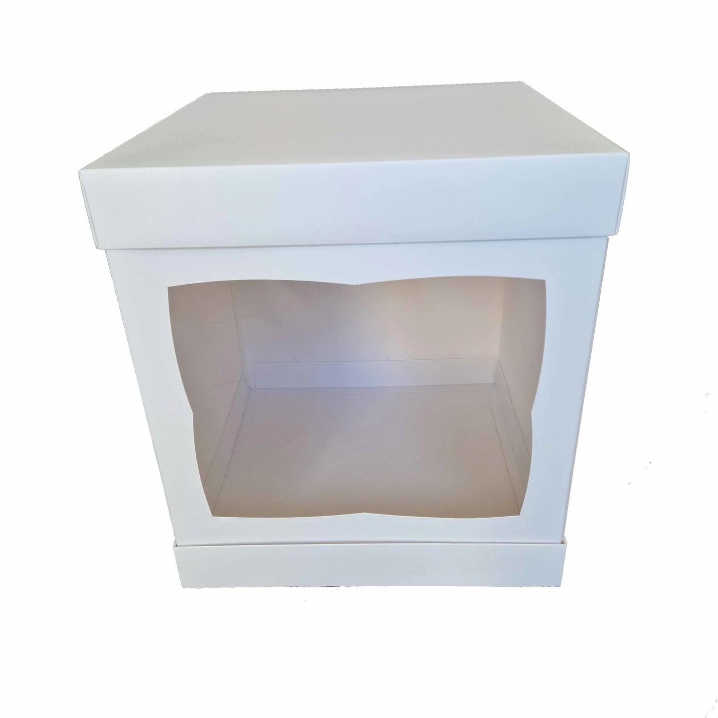 Hoge taartdoos wit - 30x30x35 (5 st) - Cupcakedozen.nl