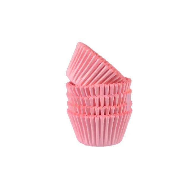 Roze mini baking cups (500 st.) - Cupcakedozen.nl