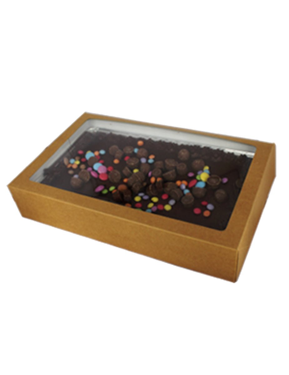 Kraft sweet box - 32x20x6 (25 st) - Cupcakedozen.nl