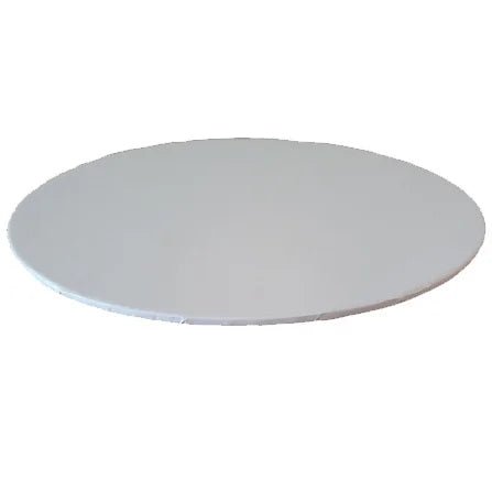 MDF cakeboards Ø23cm - wit glans (10 st) - Cupcakedozen.nl