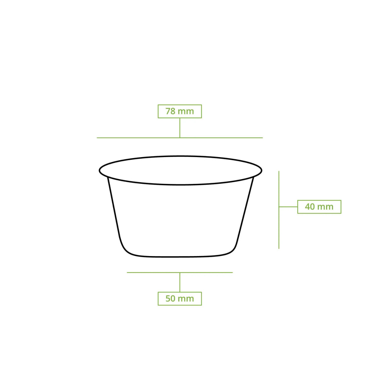 Graspapier cupcake cups (150 st.) - Cupcakedozen.nl