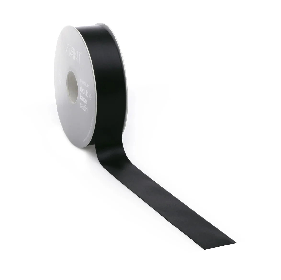 Premium lint satijn - Zwart - Cupcakedozen.nl