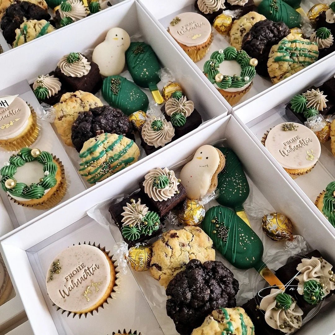 Witte sweet box met transparant deksel (10 st) - Cupcakedozen.nl