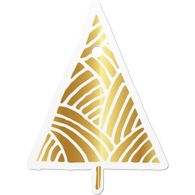 Label Kerst - goud (50 st.) - Cupcakedozen.nl