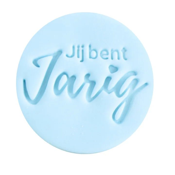 Koekstempel - Jij bent Jarig - Cupcakedozen.nl