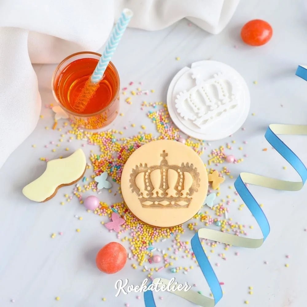 Koekstempel - Kroon - Cupcakedozen.nl
