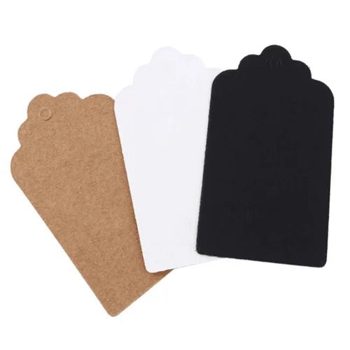 Labels rechthoek 5x3cm - Wit (100 st.) - Cupcakedozen.nl