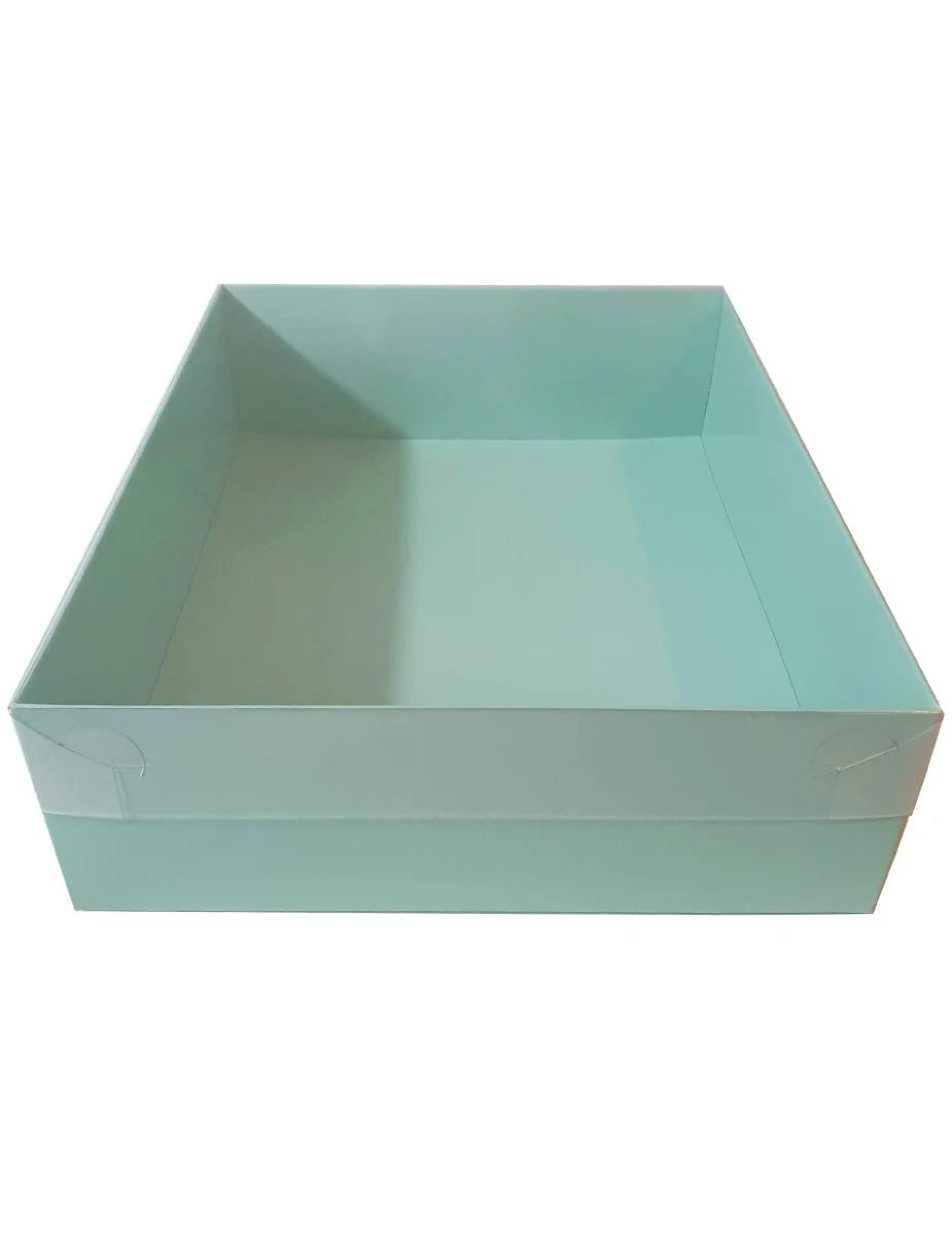 Mint sweet box met transparant deksel - Cupcakedozen.nl