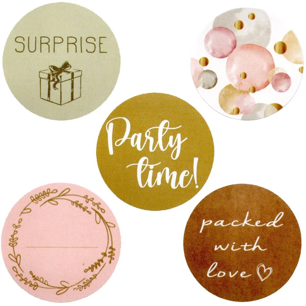 Etiket - Festive (500 st) - Cupcakedozen.nl