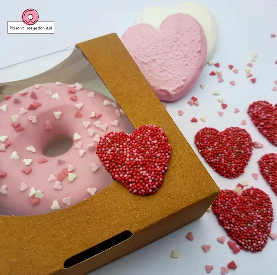 Biologisch kraft doosje voor 1 donut (250 st.) - Cupcakedozen.nl