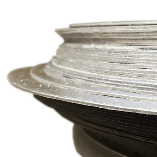 Taartkarton Zilver Ø127mm (100 st.) - Cupcakedozen.nl