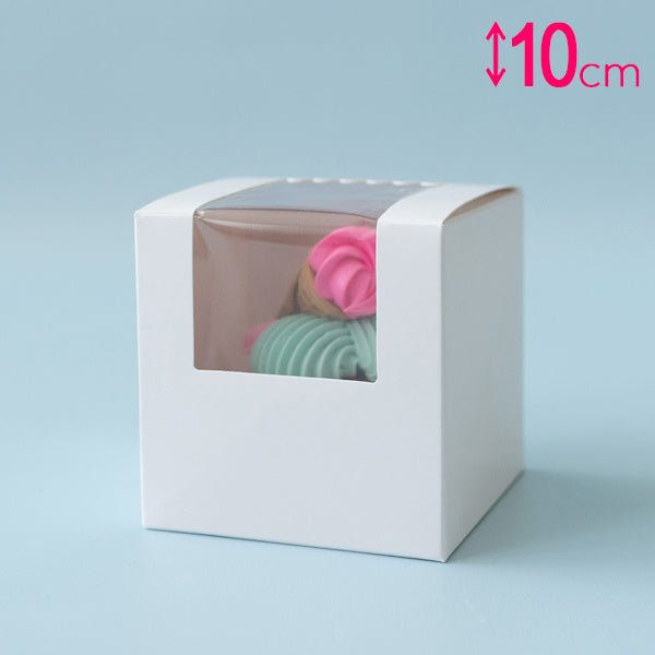 Doos voor 1 cupcake - luifel (10 st) - Cupcakedozen.nl