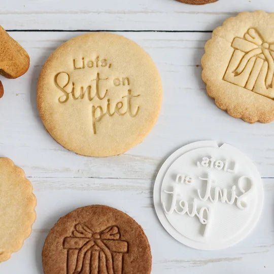 Koekstempel - Liefs, Sint & Piet - Cupcakedozen.nl