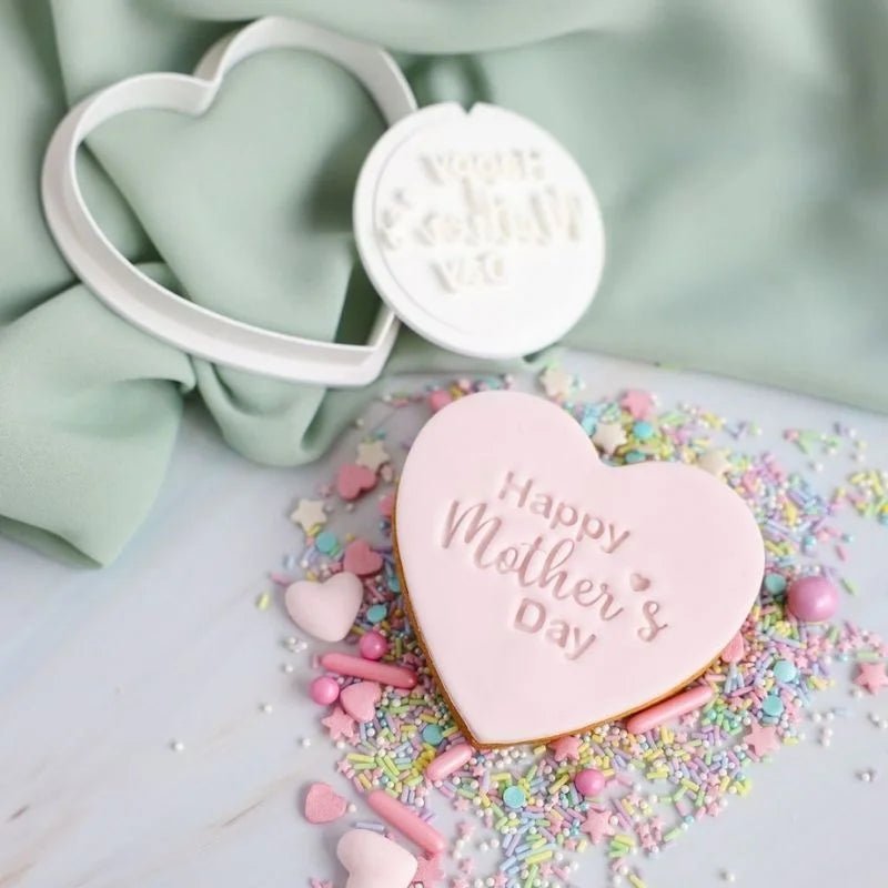 Koekstempel - Happy Mother's Day - Cupcakedozen.nl