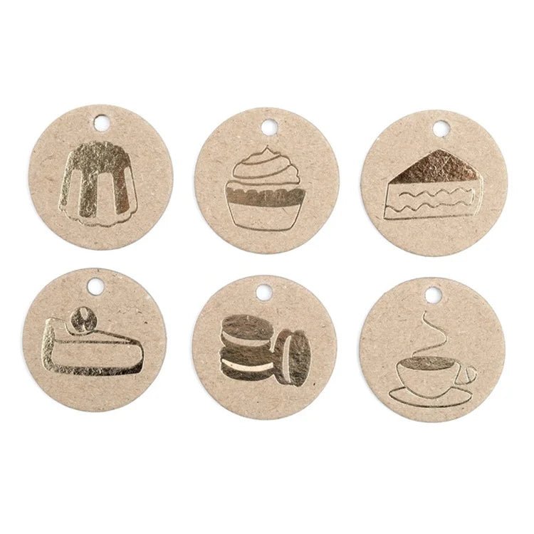 Sweets labels Ø35mm (96 st.) - Cupcakedozen.nl