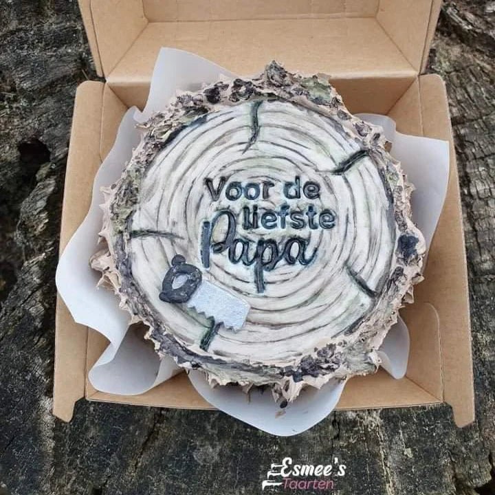 Koekstempel - Voor de liefste papa - Cupcakedozen.nl
