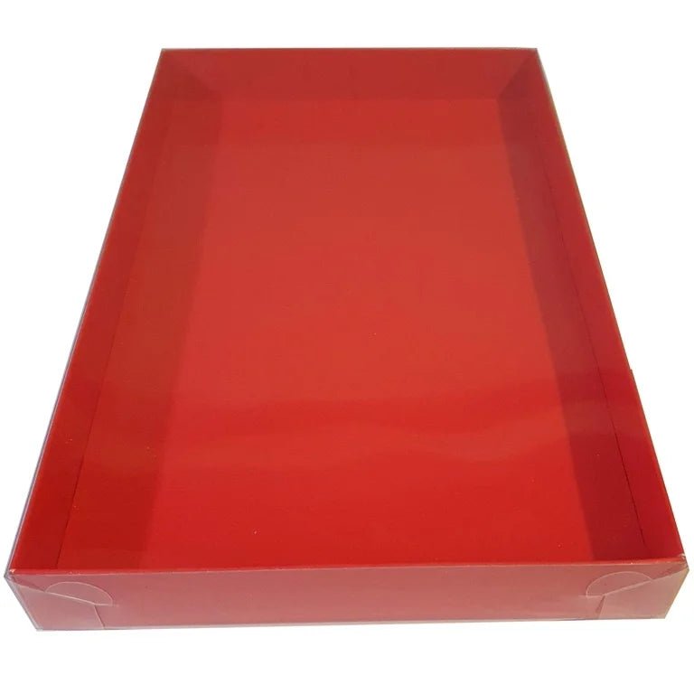 Rode (brievenbus)doos voor koekjes (25 st.) - Cupcakedozen.nl