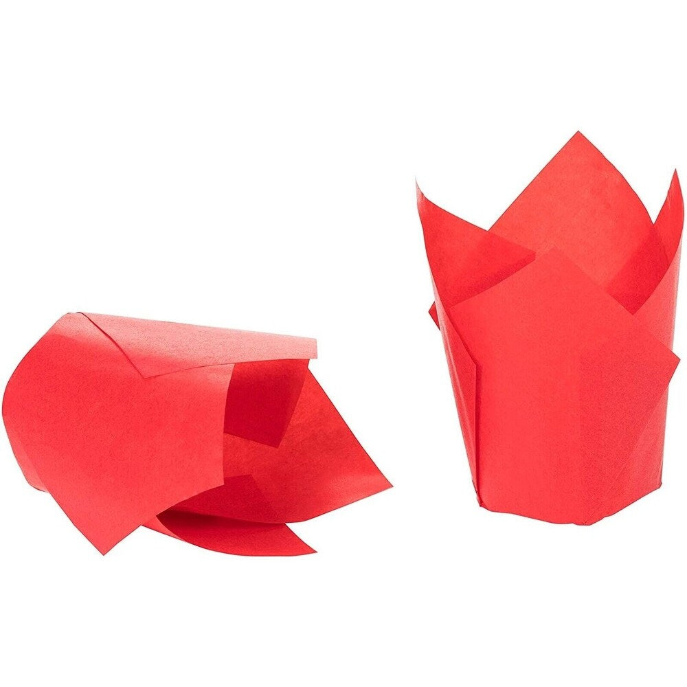 Tulp baking cups - rood (200 st.)