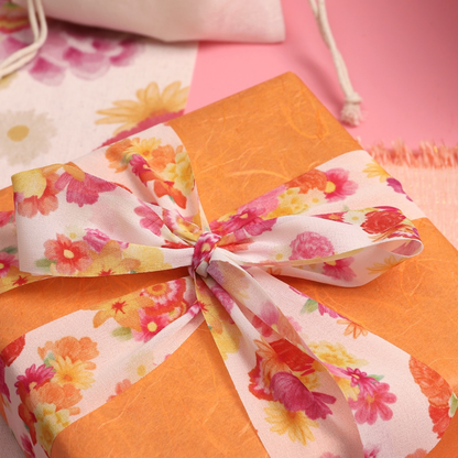 Geschenkband Blumen (40 mm x 20 m)