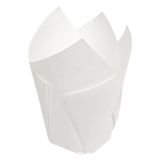 Tulp MINI baking cups - wit (200 st.)