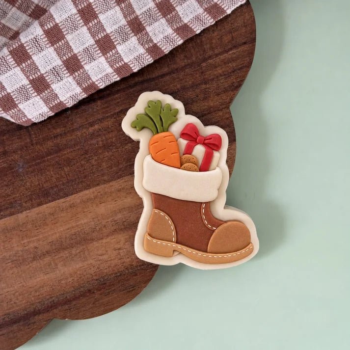 koekstempel sinterklaas schoen gezet