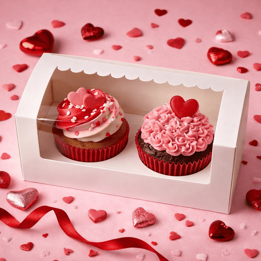valentine cupcake boxes