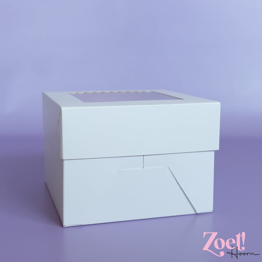 Taartdoos 30x30x15 - luifel (10 st) - Cupcakedozen.nl
