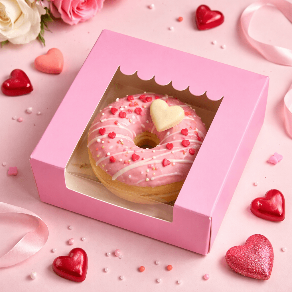 donut boxes valentines