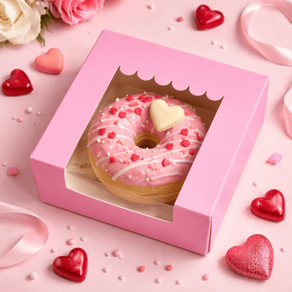 donut boxes valentines