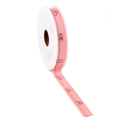 Sweets lint roze 15 mm x 20 meter - Cupcakedozen.nl