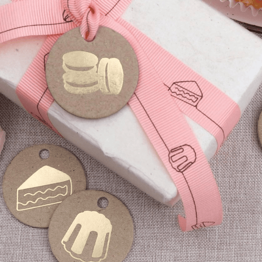 Sweets labels Ø35mm (96 st.) - Cupcakedozen.nl