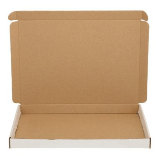 Brievenbusdoos A4+ wit - 350x250x28mm (50 st) - Cupcakedozen.nl