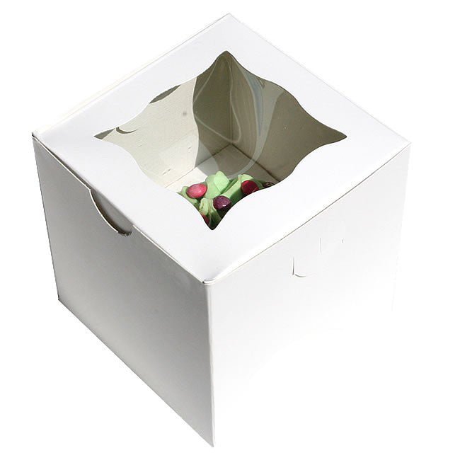 Witte doos voor 1 cupcake (25 st) - Cupcakedozen.nl