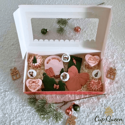 Rode sweet box 23x12,5x5 - luifel (25 st) - Cupcakedozen.nl