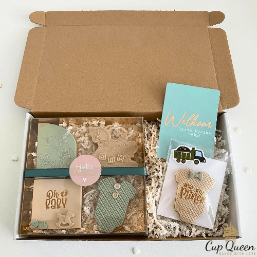 Sweet box goud - 15x15x3 (10 st) - Cupcakedozen.nl