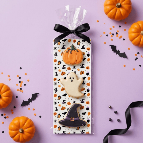 Koekkaart Halloween - 7x21cm (25 st) - Cupcakedozen.nl