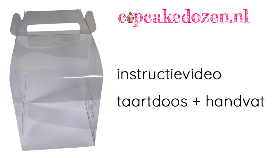 Video laden: Instructievideo taartdoos handvat
