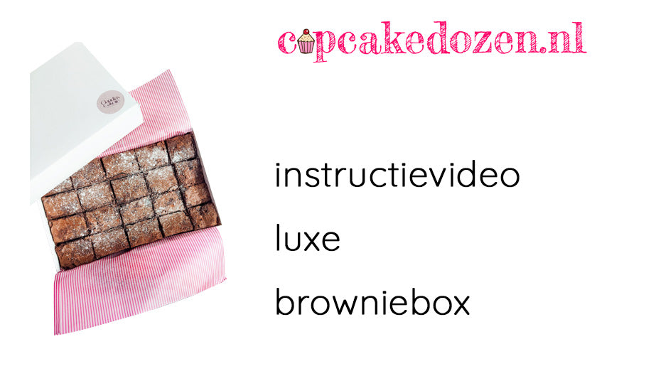 Video laden: Instructievideo browniebox