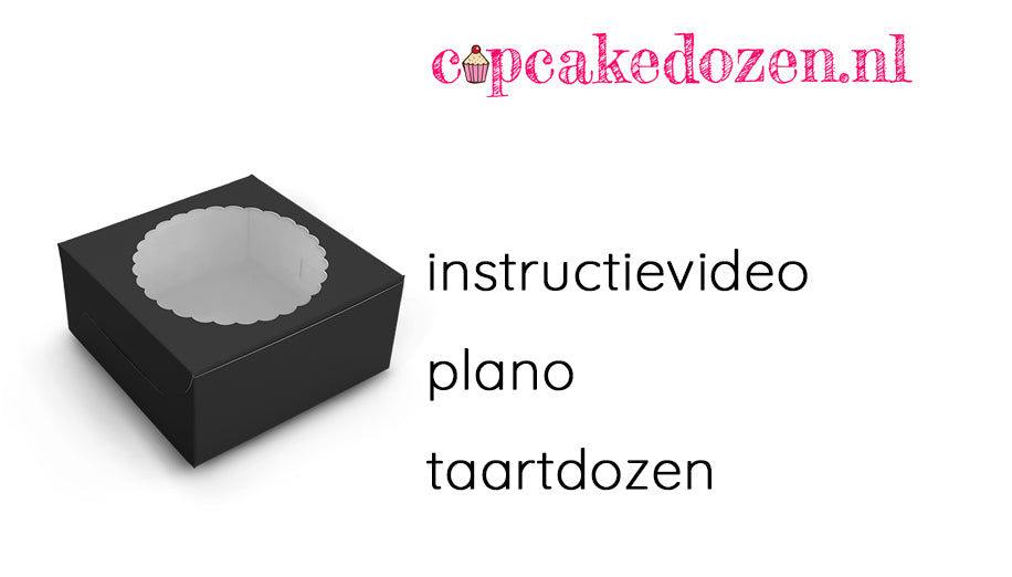 Video laden: Instructievideo taartdozen