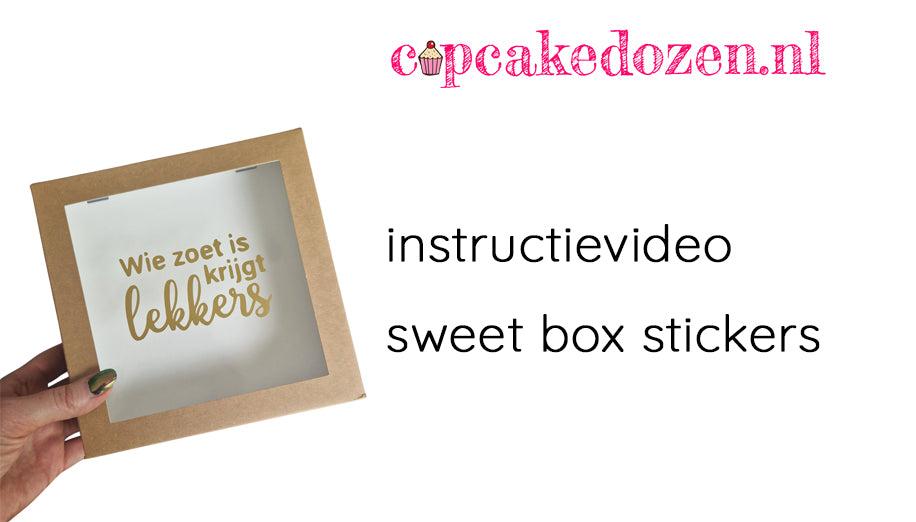 Video laden: Instructievideo sweet box stickers