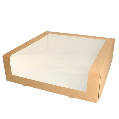 Kraft gebaksdoos - 30x30x9 (100 st)