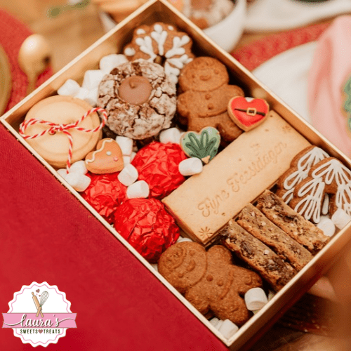 Kerst boek - 23,5x16x5cm (voedselveilig) - Cupcakedozen.nl