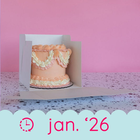 Hoge taartdoos 23x23x23 - luifel (10 st) - Cupcakedozen.nl