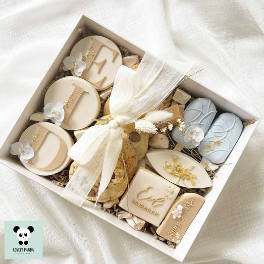 Witte sweet box met transparant deksel (10 st)
