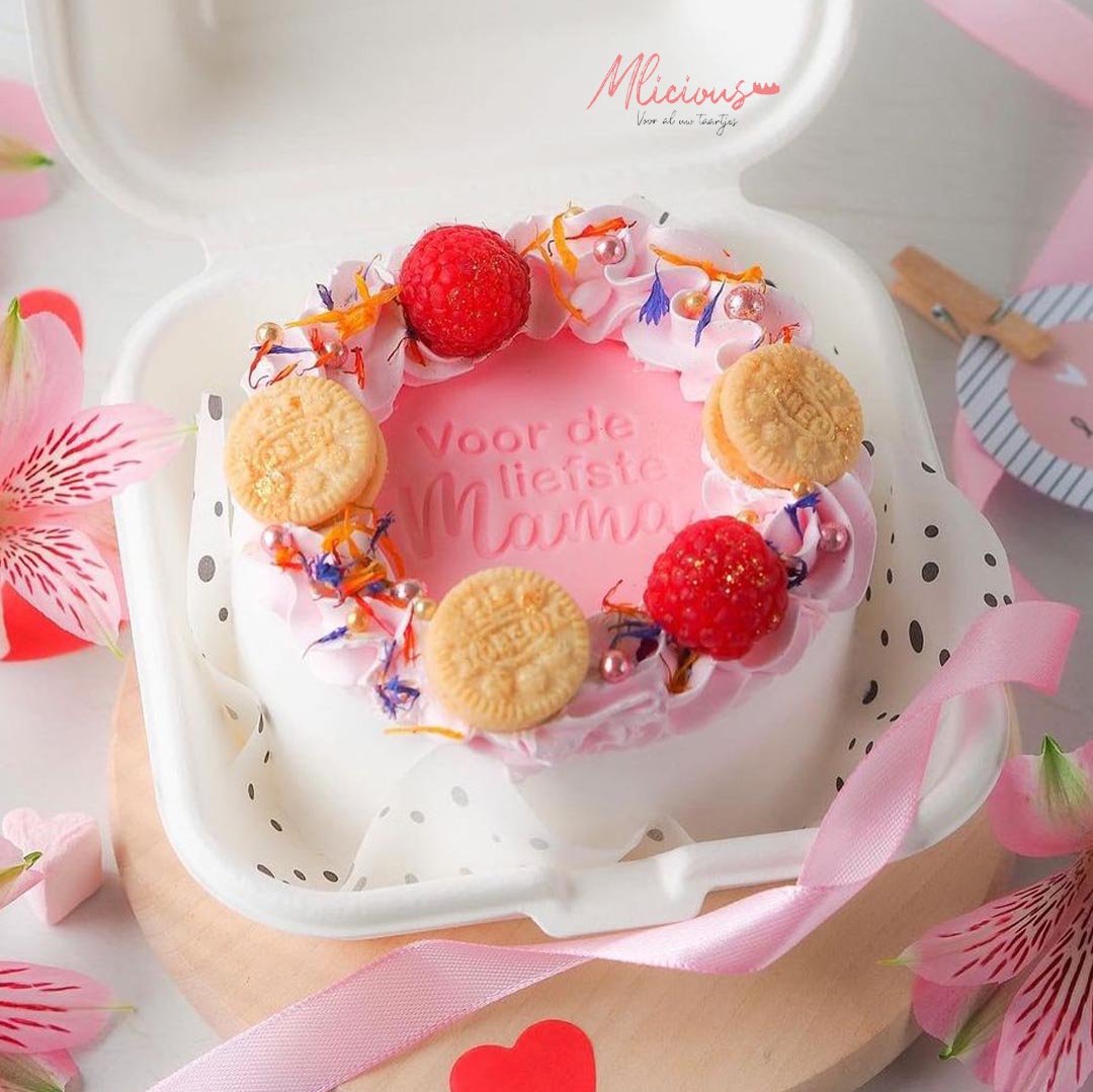 Composteerbaar bento cake doosje (50 st) - Cupcakedozen.nl