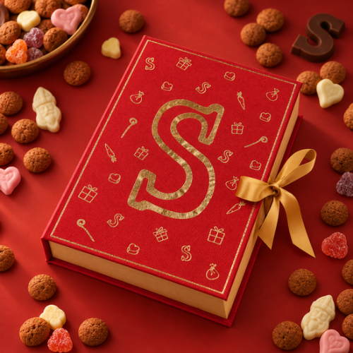 Sint boek - 23,5x16x5cm (voedselveilig)